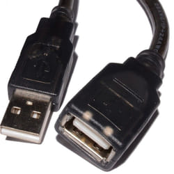 kenable 006275 USB cable USB 2.0 20 m USB A Black