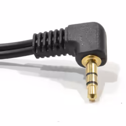 kenable 3.5mm Right Angle Stereo Jack Audio Splitter Adapter Cable Lead 20cm