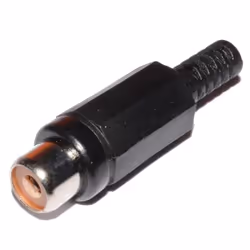 kenable 006318, RCA, Black, Female, Straight, RoHS, 30 g