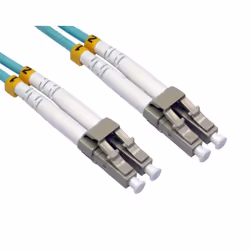 kenable OM3 Aqua Fibre Optic LC LC Duplex MM 50 125 Patch LSZH Cable 5m