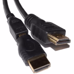 kenable 006438, 1.8 m, HDMI Type D (Micro), HDMI Type A (Standard), Black