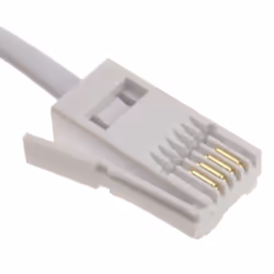 kenable 004458 telephone cable 2 m White