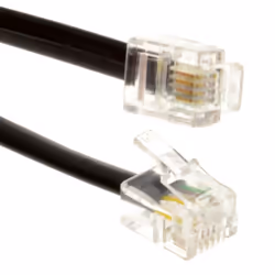 kenable 006469, 2 m, RJ11, RJ11, Black, Male, Male