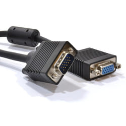 kenable 006485 VGA cable 0.5 m VGA (D-Sub) Black
