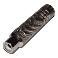 kenable 006496 cable gender changer RCA 6.35mm Metallic