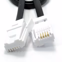 kenable 006529 telephone cable 1 m Black