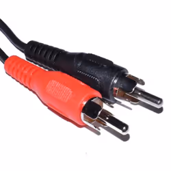kenable 006616 audio cable 1 m 2.5mm 2 x RCA Black, Red