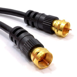 kenable 001093 coaxial cable RG-59/U 10 m RF (F-type) Black