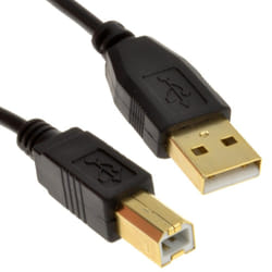 kenable 006643 USB cable USB 2.0 1 m USB A USB B Black