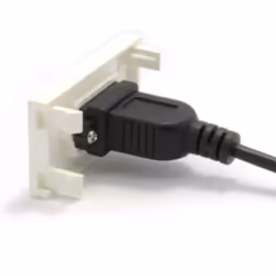 kenable Ready Made Faceplate Module USB 2.0 Type A Socket Panel Mount Stub