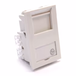 kenable 006701, Flat, White, RJ-45, Female, Cat5e, 25 mm