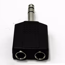 kenable 006710 cable gender changer 6.35mm 2x 6.35mm Black