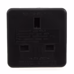 kenable USA Canada Travel Adapter Plug to UK 3 pin Socket Black