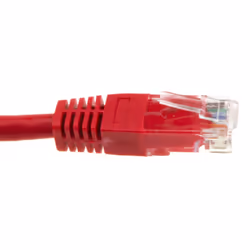 kenable Ethernet Network Cable Cat6 GIGABIT RJ45 COPPER Internet Patch Lead Red  0.5m