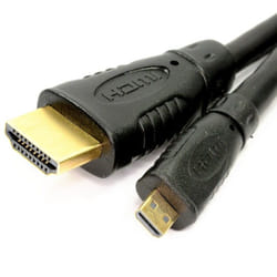 kenable 006802 HDMI cable 1.8 m HDMI Type D (Micro) 3 x HDMI Type A (Standard) Black