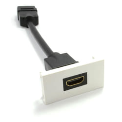 kenable Ready Made Faceplate Module 3D HDMI Socket Panel Mount Stub 15cm