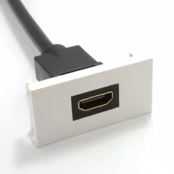 kenable Ready Made Faceplate Module 3D HDMI Socket Panel Mount Stub 15cm