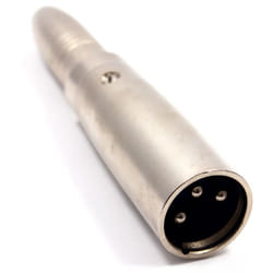 kenable 006858 cable gender changer XLR 6.35mm Metallic