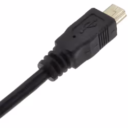 kenable 006877 USB cable USB 2.0 0.25 m USB A Mini-USB B Black
