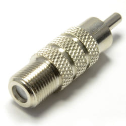 kenable 006879 cable gender changer RCA F type Metallic