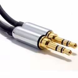 kenable 006909, 3.5mm, Male, 3.5mm, Male, 2 m, Black