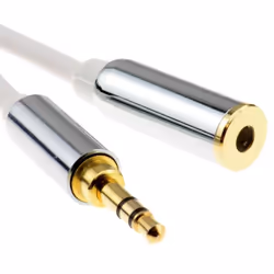 kenable 006926 audio cable 0.5 m 3.5mm White