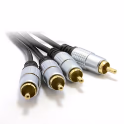 kenable 006944 audio cable 2 m 2 x RCA Black