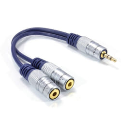 kenable 006949 audio splitter Blue