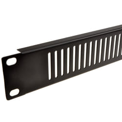 kenable 1U Blanking Plate for Comms Data Cabinet Rack 19 Vented Black