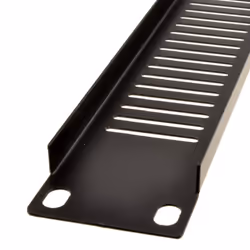 kenable 1U Blanking Plate for Comms Data Cabinet Rack 19 Vented Black