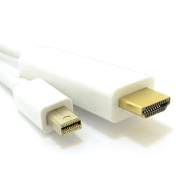 kenable 007122 video cable adapter 1 m Mini DisplayPort HDMI Type A (Standard) White
