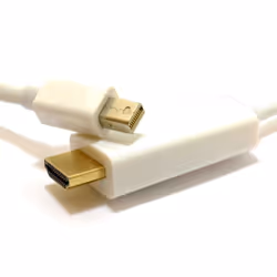 kenable 007122 video cable adapter 1 m Mini DisplayPort HDMI Type A (Standard) White