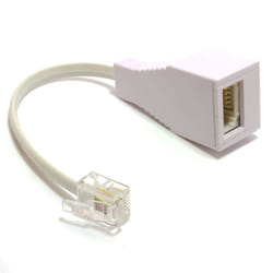 kenable 007143 telephone cable 0.1 m White