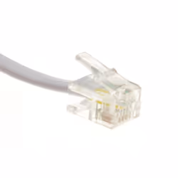 kenable 007152 telephone cable 1 m White