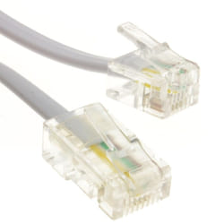 kenable 007153 telephone cable 2 m White