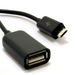 kenable 007229 USB cable 0.13 m USB A Micro-USB B Black