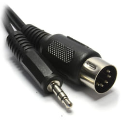 kenable 007231 audio cable 0.5 m DIN (5-pin) 3.5mm Black