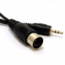 kenable 007233 audio cable 3 m DIN (5-pin) 3.5mm Black