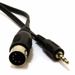 kenable 007233 audio cable 3 m DIN (5-pin) 3.5mm Black