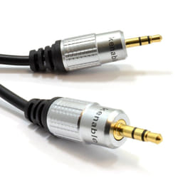 kenable 007266 audio cable 0.5 m 3.5mm Black