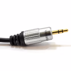 kenable 007266 audio cable 0.5 m 3.5mm Black