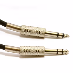 kenable 007384 audio cable 3 m 6.35mm TRS Black