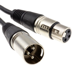 kenable 007390 audio cable 3 m XLR (3-pin) Black