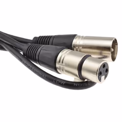 kenable 007390 audio cable 3 m XLR (3-pin) Black