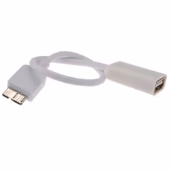kenable 007400 USB cable USB 3.2 Gen 1 (3.1 Gen 1) 0.13 m USB A Micro-USB B White
