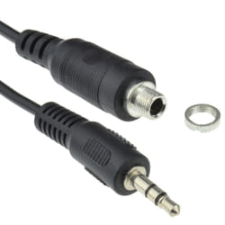 kenable 007405 audio cable 3 m 3.5mm Black