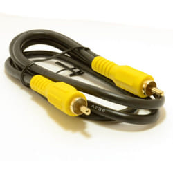 kenable 007413 coaxial cable RG-59 1 m RCA Black