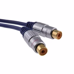 kenable 007461 audio cable 2 m 2 x RCA Blue