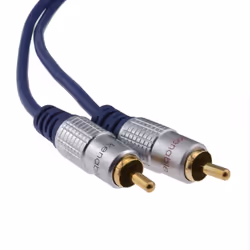 kenable 007461 audio cable 2 m 2 x RCA Blue