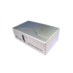 kenable Compact 2 Port USB KVM Switch SOHO With Cables 1 User 2 PCs with Audio